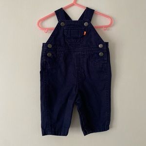 Carter’s Navy Blue Overalls Size 3 Months